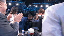 Mikal Bridges NBA Draft Pick Hugs GIF