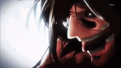 Mikasa Ackerman Fighting  GIF