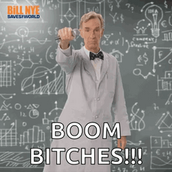 Mike Drop Boom Bill NYE GIF