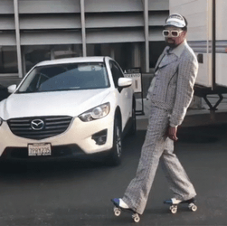 Mike Epps Roller Skates GIF