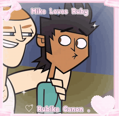 Mike Loves Ruby Rubike Canon Cartoon Characters GIF