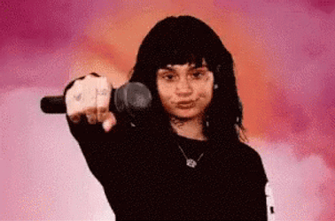 Mike Mic Drop Girl GIF
