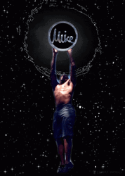 Mike Mike Man Holding Ball Mike Galaxy GIF