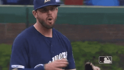 Mike Moustakas Milwaukee Brewers GIF