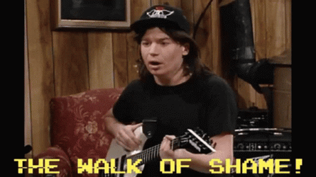 Mike Myers The Walk Of Shame GIF