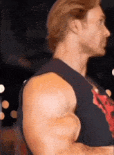 Mike O'Hearn Deep Breath Model Poses GIF