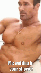 Mike O'Hearn Half Naked Model Stance GIF