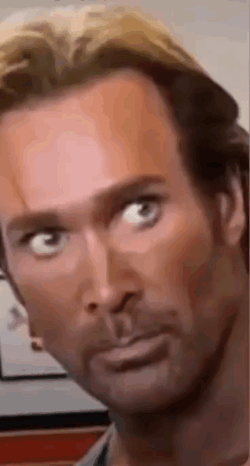 Mike O'Hearn Wide Eyes Blank Stare GIF