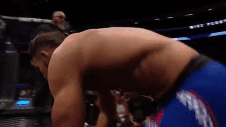 Mike Perry Energetically Enters The Ring GIF
