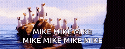 Mike Repeated GIF