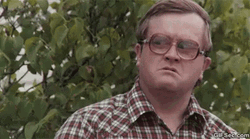 Mike Smith Unsure Bubbles Trailer Park Meh GIF