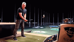 Mike Trout Playing Golf GIF