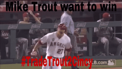 Mike Trout Wants To Win #Trade Trout 2 Cincy GIF