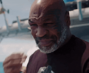 Mike Tyson Close Up Silver Beard GIF