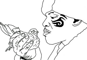 Mike Tyson Kissing Dove Artwork GIF