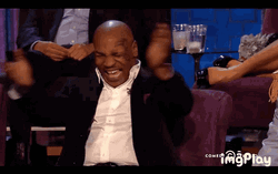 Mike Tyson Laughing Hysterically GIF