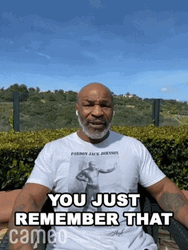 Mike Tyson You Just Remember That GIF