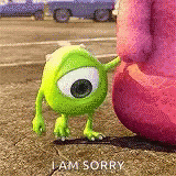 Mike Wazowski Being Sorry Meme GIF
