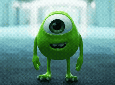 Mike Wazowski Big Eye GIF