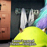 Mike Wazowski I'm Not Scared I Have Allergies GIF