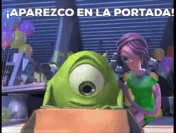 Mike Wazowski In A Party Meme GIF