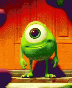 Mike Wazowski Looks In Love Meme GIF