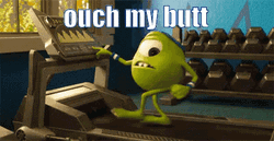 Mike Wazowski Pain Workout GIF