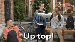 Mikey Day High Five Left On Read GIF