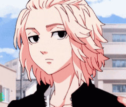 Mikey Tokyo Revengers Touch Face GIF