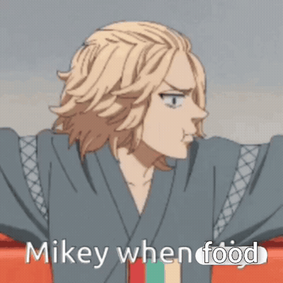 Mikey When Food Arms Outstretched GIF