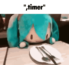 Miku Hangry Timer GIF