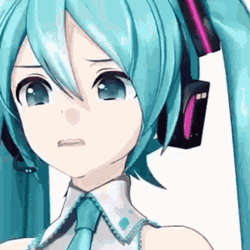 Miku Is Confused GIF