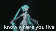 Miku Knows Where You Live  GIF