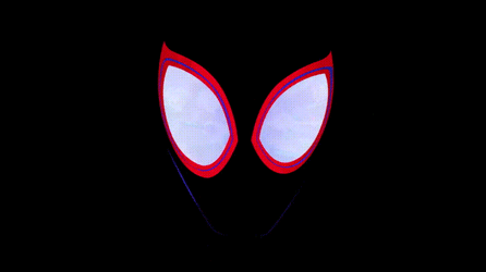 Miles Morales Flickering Pointed Eyes GIF
