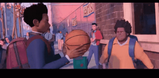 Miles Morales Secret Hand Shake GIF