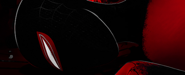 Miles Morales Spiderman Blinking Pointed Laser Eyes GIF