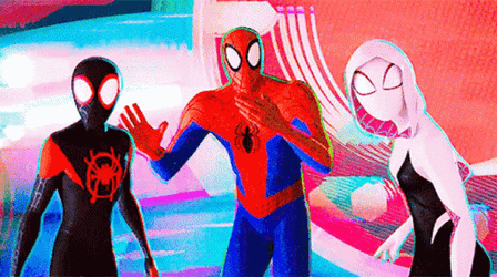 Miles Morales Spiderman Into The Spiderverse GIF