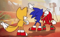 Miles Power Jumping Up And Pointing GIF