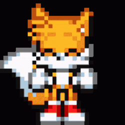 Miles Power Pixelated Cartoon GIF
