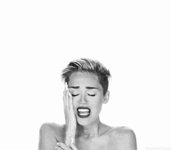 Miley Cyrus Crying Reaction GIF