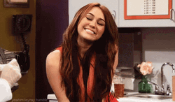 Miley Cyrus Cute Reaction GIF