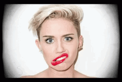 Miley Cyrus Funny And Silly Face GIF