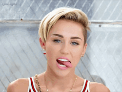 Miley Cyrus Sexy Tongue GIF