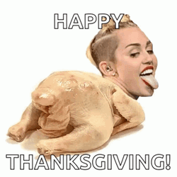 Miley Cyrus Thanksgiving Turkey Meme