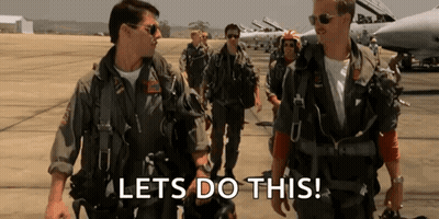 Military Men Walking On Runway GIF