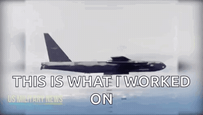 Military Plane Flying With This Is What I Worked On GIF