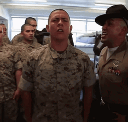 Military Shouting Command GIF