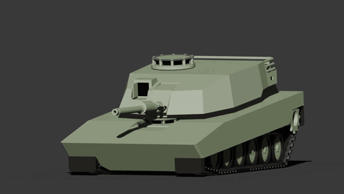 Military Tank Number 8181 GIF