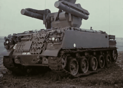 Military Tank With License Plate 12554