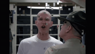 Military Uniform Man Talking To Another Man GIF